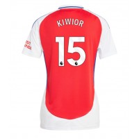 Arsenal Jakub Kiwior #15 Fußballbekleidung Heimtrikot Damen 2024-25 Kurzarm